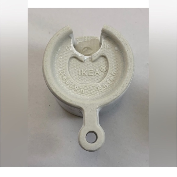 IKEA interlocking white ceramic candle holder! Varmeljushallare Ehlen Johansson - Picture 8 of 12